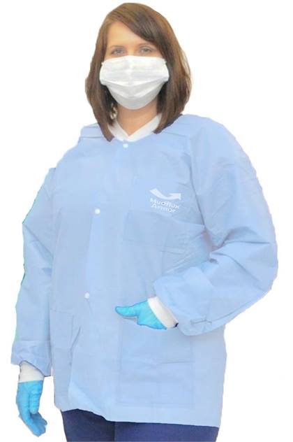 Medflex Lab Coats - Blue M (10) product image