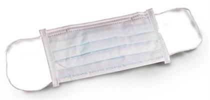 Earloop Face Masks, ASTM Level 1, Fluid Resistant, Blue, 50/Pk product image