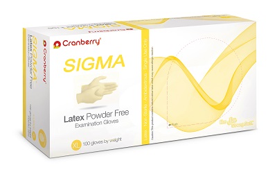 Sigma Latex Exam Gloves X-Small Natural Non-Sterile product image
