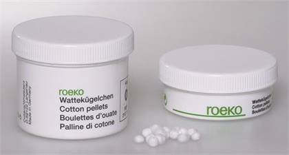 Coltene - Roeko Cotton Pellets, Size #000, 3.0mm, Uniform size, Single 1.5 gram jar, 210000 product image