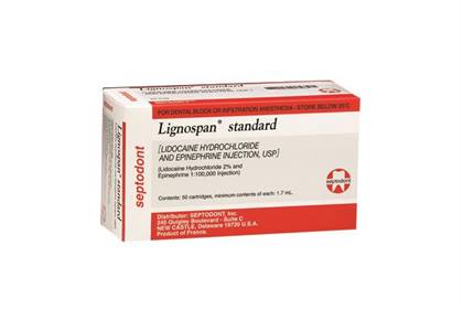 Lignospan 2% Lidocaine w/EPI 1:100M (50) product image