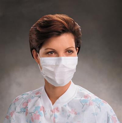 SoSoft Procedure Mask, White, 50/Pk thumbnail 3