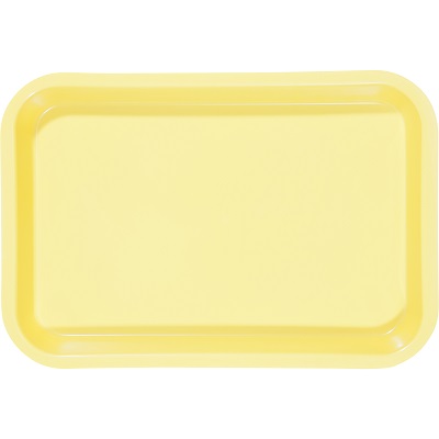 Mini Flat Set-Up Trays, Plastic, Vibrant Yellow, 1/Pk, 20Z101O thumbnail 10