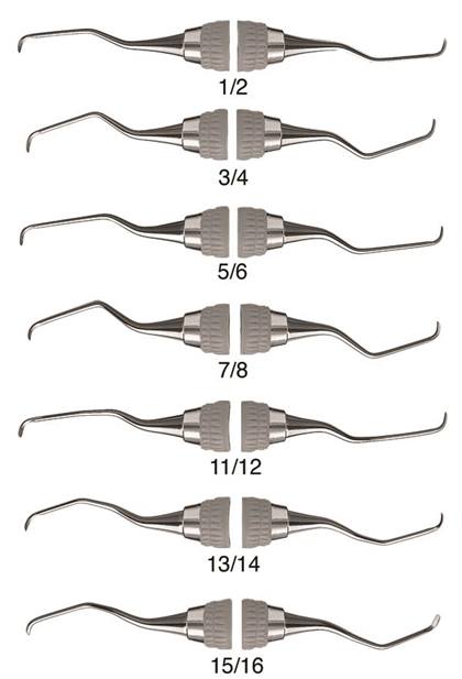Curette Gracey Double End Size 15/16 #8 ResinEight Resin Ea thumbnail 9