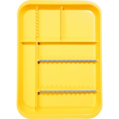 B-Lok Set-Up / Divided Tray Size B Neon Yellow Ea product image