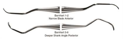 Universal Curette, # 1-2 Barnhart, Narrow Blade Anterior, EagleLite, Resin, 3/8", Purple, 1/Pk, AECB1-2X thumbnail 15