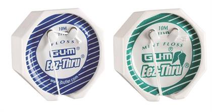 GUM Eez-Thru Waxed Teflon Floss 4 Yards Unflavored 144/Bx product image