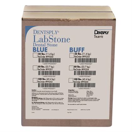 Labstone® Blue Dental Stone 25lb Carton thumbnail 2