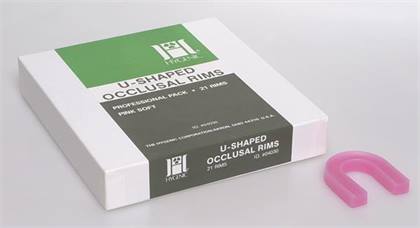 Hygenic Occlusal Rim Wax, U-Shaped, Bite Block, Soft, Pink, 100/Pk, H00822 thumbnail 14