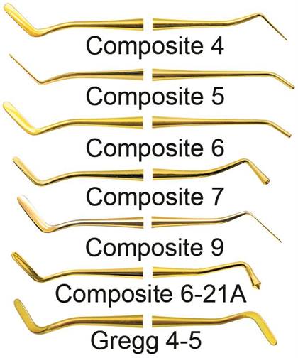 Composite Plastic Filling Instrument, XP, Paddle/Paddle, Stainless Steel, 1/4", # 9, 1/Pk, AEC9TN product image