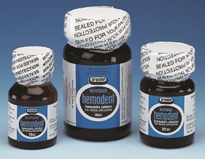 Hemodent Topical Hemostatic Solution, Buffered Aluminum Chloride, 20 cc, 1/Pk, 9007072 thumbnail 15