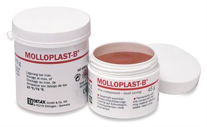 45 Gm Regular Size Jar of Molloplast-B Soft Reline Material product image