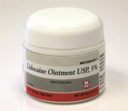 Lidocaine 5% Topical Ointment Mint 50g Jar product image