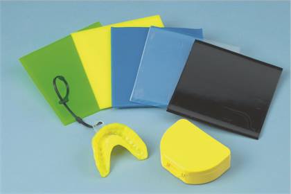 Yellow Mouthguard Resin Sheets Box of 25 thumbnail 5