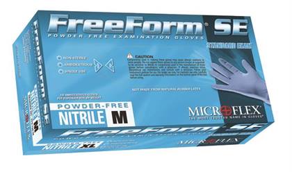 MICROFLEX FreeForm SE Nitrile Exam Gloves Small Blue Non-Sterile 100/Bx thumbnail 12