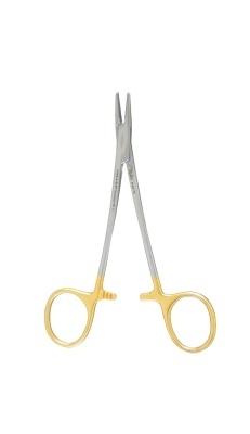 Halsey 5" Carb-N-Sert Serrated Needle Holder product image