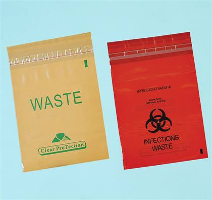 Utility Waste Bags, Stick-On, 9" x 10", Beige, 200/Pk, PS880 thumbnail 13