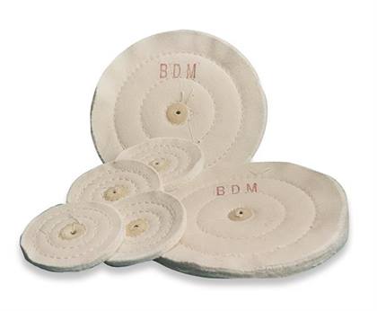 Muslin Buff Wheels, 30-Ply, 4", 1/Pk thumbnail 5