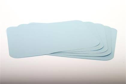 Bracket Heavyweight Paper Tray Covers, Mini F, # M, 5" x 8", White, 1000/Pk, FMINI thumbnail 4