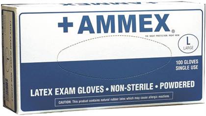 Ammex Nitrile Exam Gloves Small Indigo Non-Sterile product image