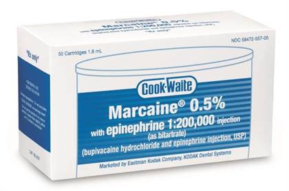 Marcaine 0.5% w/epi 1:200,000 Bupivacaine (50) product image