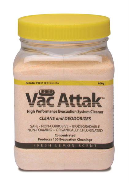 Vac Attak Evacuation System Cleaner, Powder, 800 g/Jar, Lemon, 1/Pk, 9011101 thumbnail 16