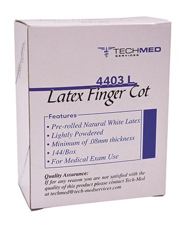 Finger Cots Nitrile Extra Large Box of 144 product image