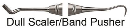 Band Pusher / Scaler Double End #6 Satin Steel Round Curved Straight Ea thumbnail 20
