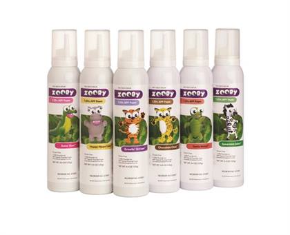 Zooby Fluoride Foam 1.23% APF Spearmint Safari 4.4oz/Bt product image