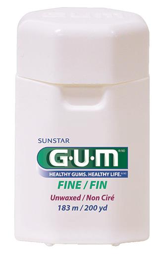 -GUM Fine Floss Unwaxed 200YD Containers product image