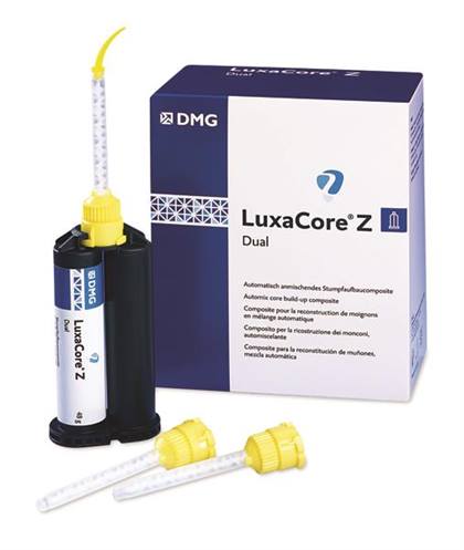 LuxaCore Z-Dual Core Build-Up Material, Automix Cartridge Kit, 50 g, Blue, 1/Pk, 213331 thumbnail 16