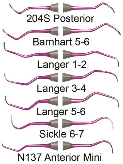ImplaMate Implant Scaler Langer Size 3/4 Color Ring Handle Ea thumbnail 9