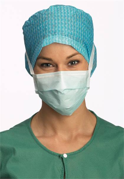 Surgine II Tie On Mask Not ASTM Rated Anti-Fog Blue 60/Bx product image
