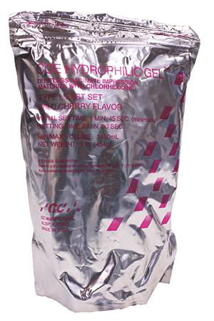 COE Hydrophilic Gel Dust Free Alginate 1 Lb Aluminum Foil Pouch Fast Set 1Lb/Ea product image