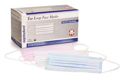Earloop Masks Pink, ASTM 2100 (50) product image