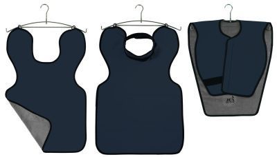 Lead X-Ray Adult Apron, with Collar, .3 mm, Blue, 1/Pk thumbnail 13