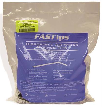 FASTips Disposable Plastic Air-Water Syringe Tip, 1000/Pk, 122505 thumbnail 16
