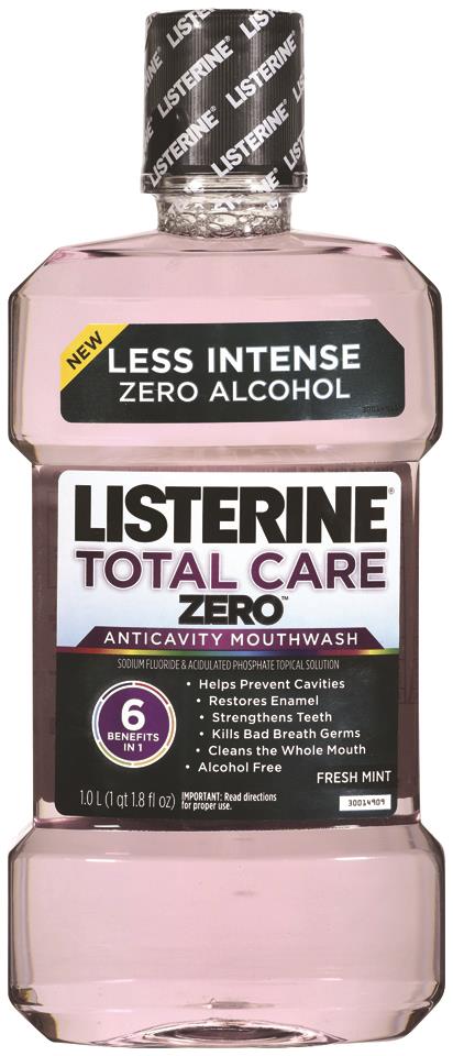 Listerine Total Care Zero 1.0L (6) Fresh Mint product image