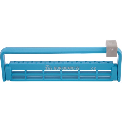 Steri-Bur Guard Bur Block Antimicrobial Microban 22 Hole Neon Blue Dtchbl Lid Ea product image