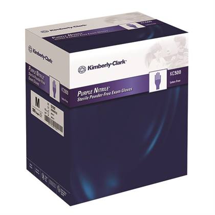 Purple Nitrile Sterile Pairs Exam Gloves, Powder-Free, Small, 50/Box, 55091 thumbnail 13