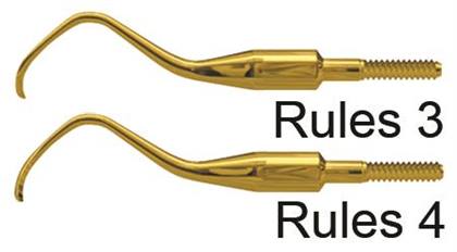 Quik-Tip Curette Size 4 Rule Cone Socket Tips Carbon Steel Ea product image