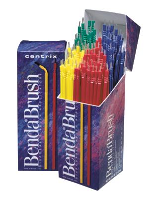 Benda Brush Single-Ended Applicators, Big Box, Regular, Blue, 576/Box, 370502 thumbnail 14