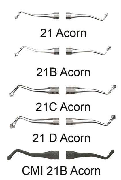 Carver, Acorn, Double-End, Octagonal Handle, # 21B, 1/Pk, 1003051 thumbnail 10