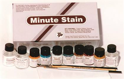 Minute-Stain Denture Accessories Colored Acrylic Blue 1/4oz/Bt thumbnail 6