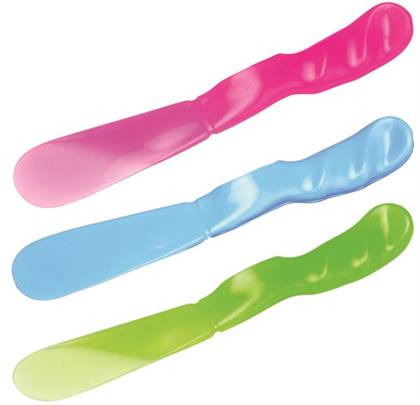 Candeez Ergonomic Spatula, Plastic, 7.5", Long, Scented, Bubblegum, Pink, 1/Pk, 1520BP thumbnail 9