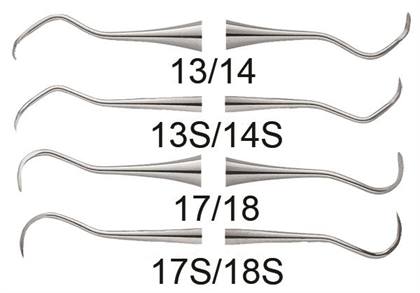 McCall 17S/18S LT round handle double end curette thumbnail 3