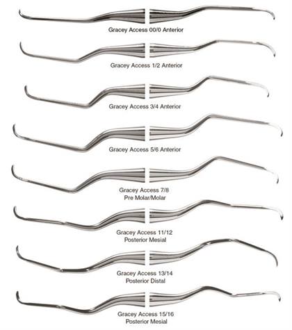 Curette Gracey +3 Access Double End Size 1/2 EagleLite Resin Ea thumbnail 9