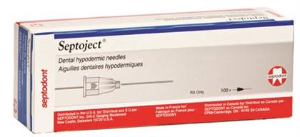 SeptoJect 25ga Long Red Plastic Hub (100) product image