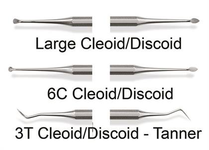 Carver, Discoid-Cleoid, Tanner, Double-End, Octagonal Handle, # 3T, 1/Pk, 1003062 thumbnail 12