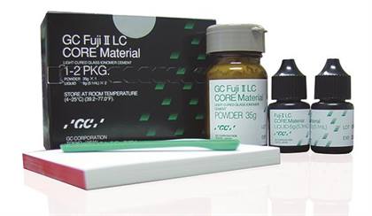 Fuji II LC Resin-Reinforced Core Build-Up Material, Triple-Cure, Powder, 1:2 Package, 35 g, Blue, 1/Pk thumbnail 7